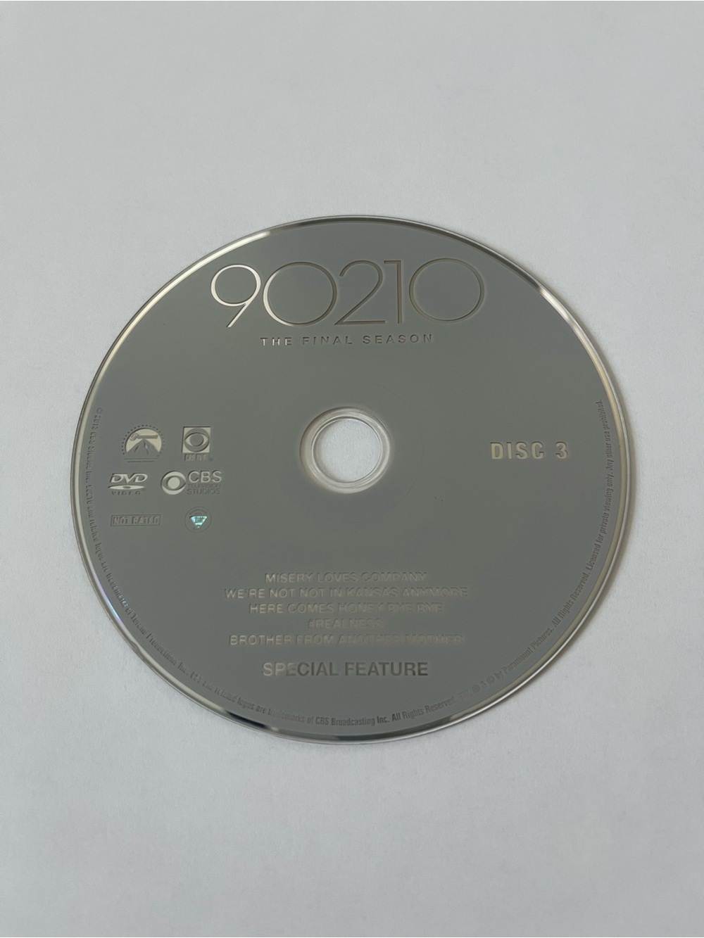90210 Season 5 Disc 3 - Replacement DVD